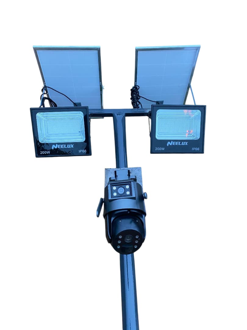 SOLAR ROTATIONAL CAMERA & LIGHTS UNIT.