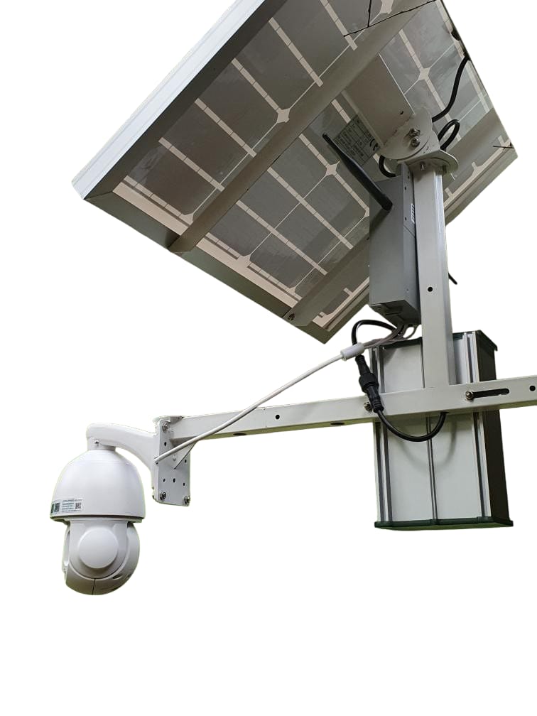 IP X9-Y40 SOLAR CAMERA & BCT 6.0 FLOODLIGHT UNIT.